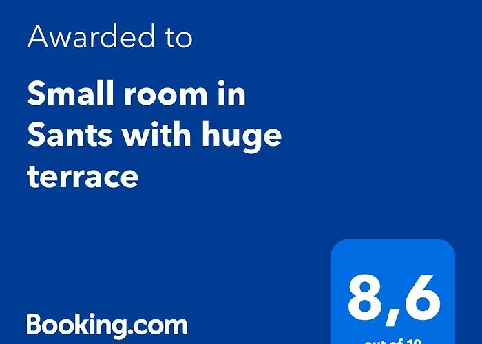 Small In Sants With Huge Terrace منزل للإقامة برشلونة