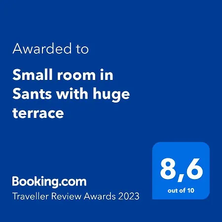 Small In Sants With Huge Terrace Homestay Barcelona